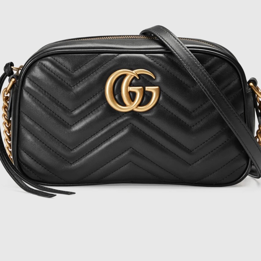 GG Marmont small matelassé shoulder bag